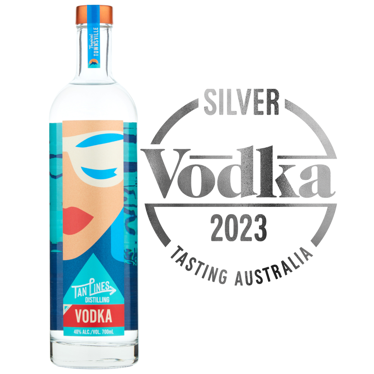 Line Vodka Tan Lines Distilling Sampler 200ml x 3-Pack