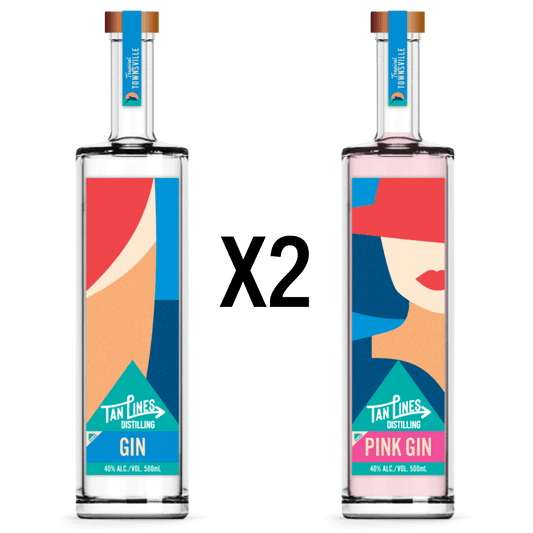 The Gin "Pleaser" Pack (Two of each) - Tan Lines Distilling